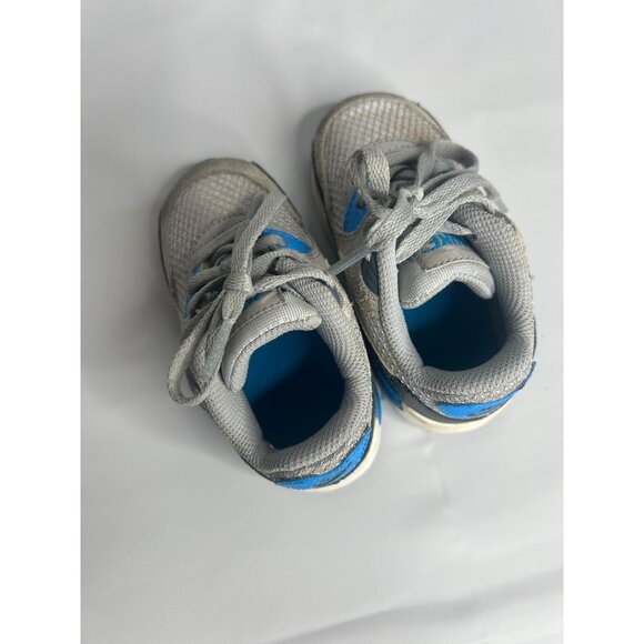 Nike Air Max toddler Sneakers Size 6C Gray & Blue - Picture 4 of 9